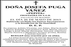 Josefa Puga Yáñez